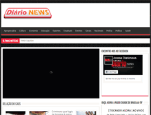 Tablet Screenshot of diarionews.com.br